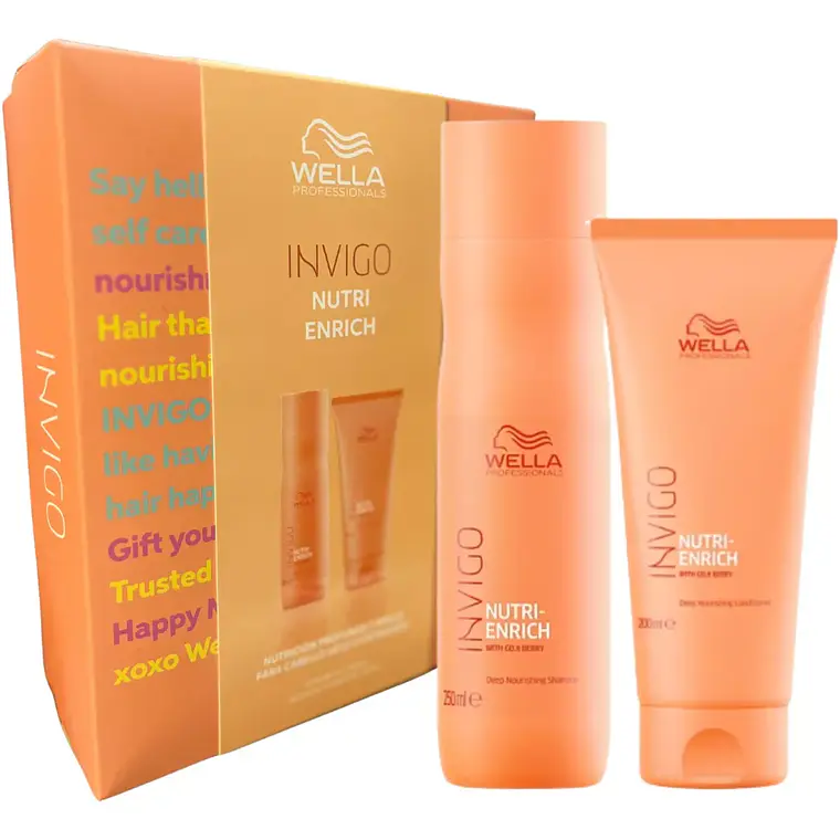 Pack Nutrición Invigo Nutri Enrich Shampoo 250 ML + Acondicionador 200 ML - WELLA 2