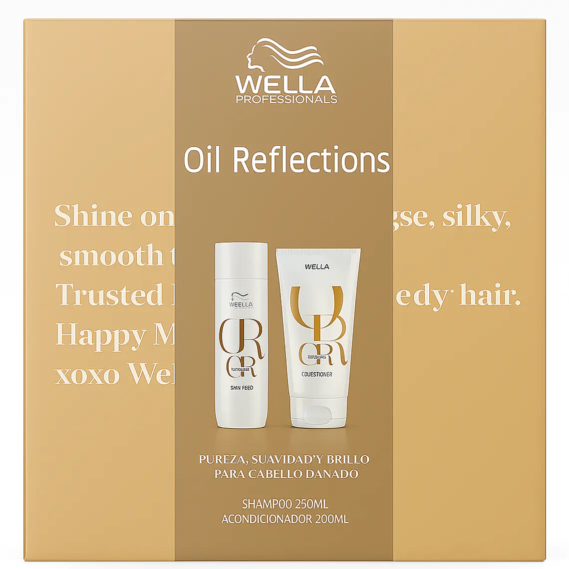Pack Oil Reflections Shampoo 250 ML + Acondicionador 200 ML - WELLA 1
