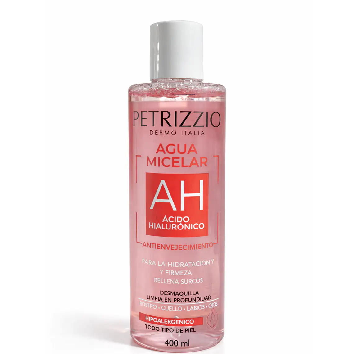 Agua Micelar Ácido Hialurónico 400 ML - PETRIZZIO 1