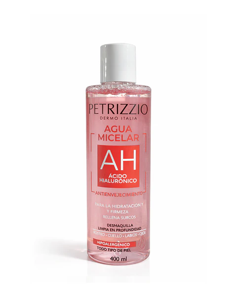 Agua Micelar Ácido Hialurónico 400 ML - PETRIZZIO