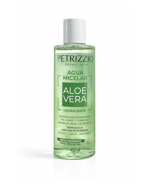 Agua Micelar Aloe Vera Hidrante Naturactive 400 ML - PETRIZZIO