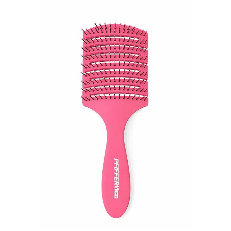 Cepillo Desenredante Flexible Rosado - PFIFFERY 1
