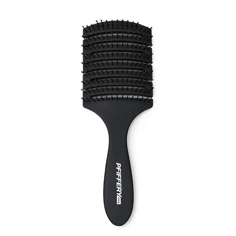 Cepillo Desenredante Flexible Negro - PFIFFERY 1
