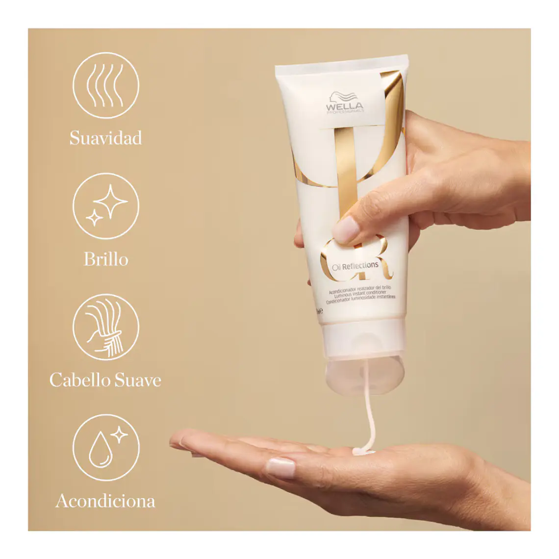 Acondicionador Hidratante Luminoso Oil Reflection 200 ML - WELLA 2