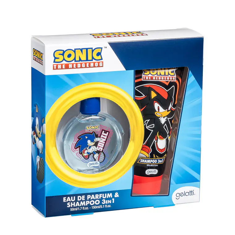 Set Perfume + Shampoo 3 en 1 Sonic - GELATTI 1