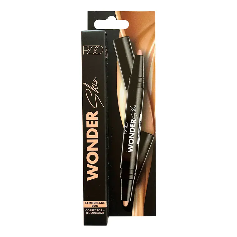 Corrector + iluminador Camouflage Duo Wonder Skin - PETRIZZIO 2