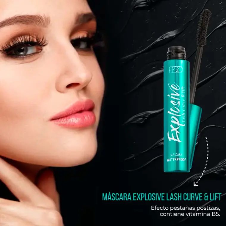 Máscara de Pestaña Explosive Lash Curve & Lift Waterproof - PETRIZZIO 3