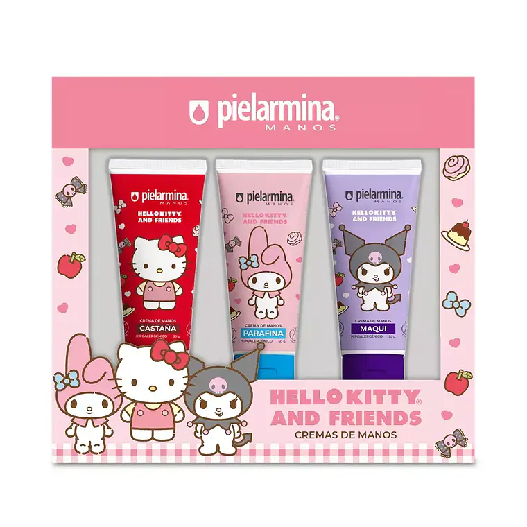 Tripack Crema Manos Hello Kitty & Friends - PIELARMINA 1