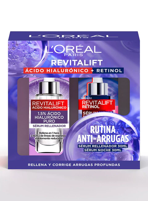 Pack Retinol + Serum Ácido Hialurónico - LOREAL