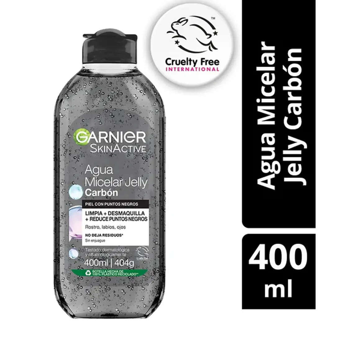 Agua Micelar Carbón Skin Active Rostro - GARNIER 1