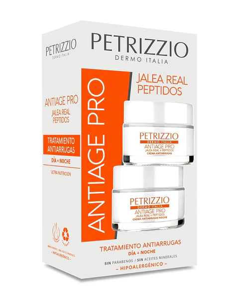 Set de Cremas Antiage Pro Jalea Real Peptidos - PETRIZZIO