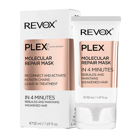 Mascarilla Capilar Reparación Molecular Plex 50 ML - REVOX