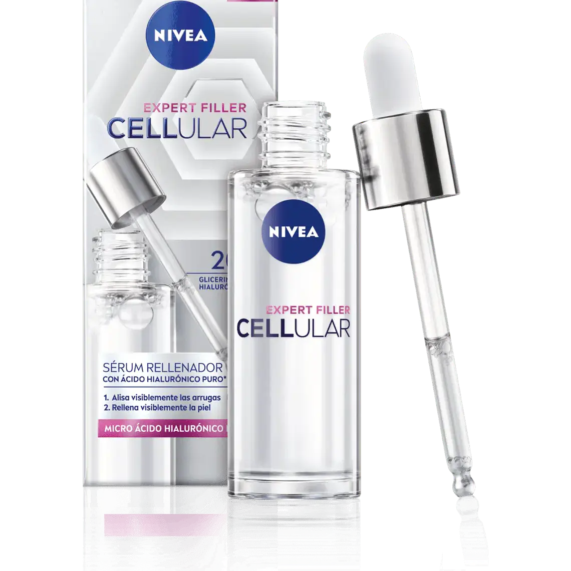 Sérum Rellenador Hyaluron Cellular Filler 30 ML - NIVEA 1