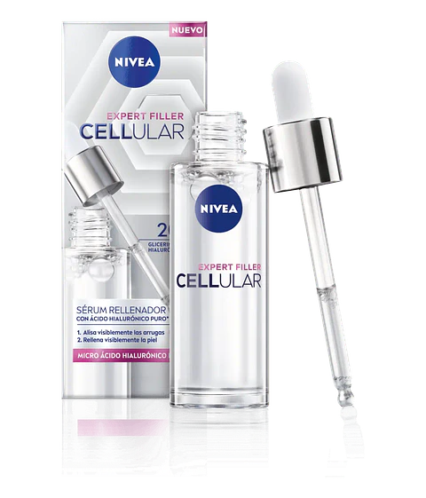 Sérum Rellenador Hyaluron Cellular Filler 30 ML - NIVEA