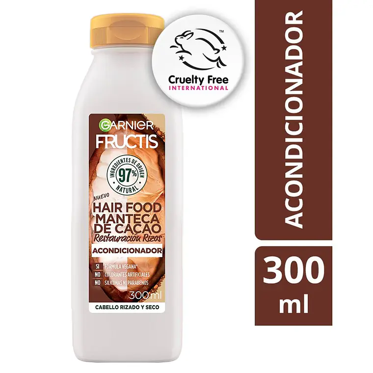 Acondicionador Hair Food Manteca de Cacao 300 ML - GARNIER 2