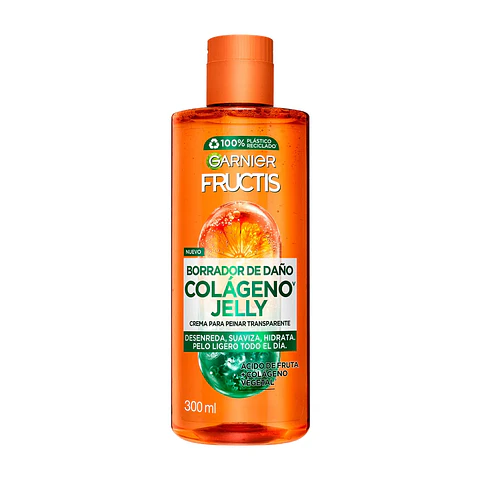 Crema para Peinar Borrador de Daño Control Grasa 300 ML - GARNIER