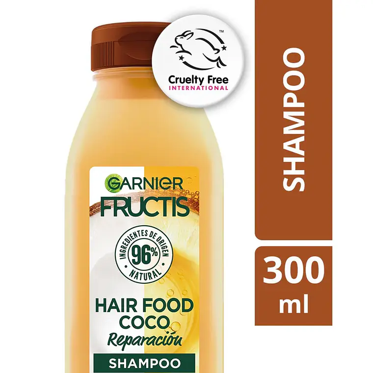 Shampoo Hair Food Coco Reparación 300 ML - GARNIER 2