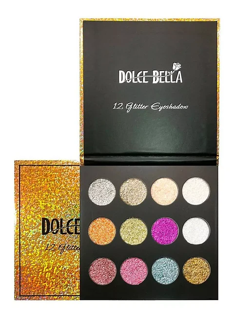 Paleta de Glitter x12 Colores - DOLCE BELLA
