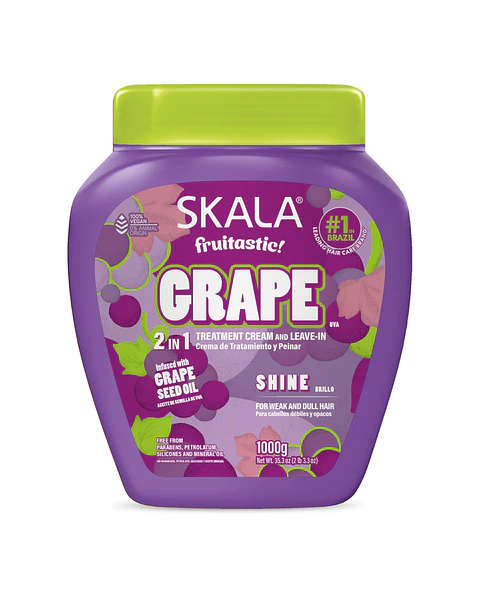Mascara Grape 2 en 1 Tratamiento + Crema de Peinar - SKALA