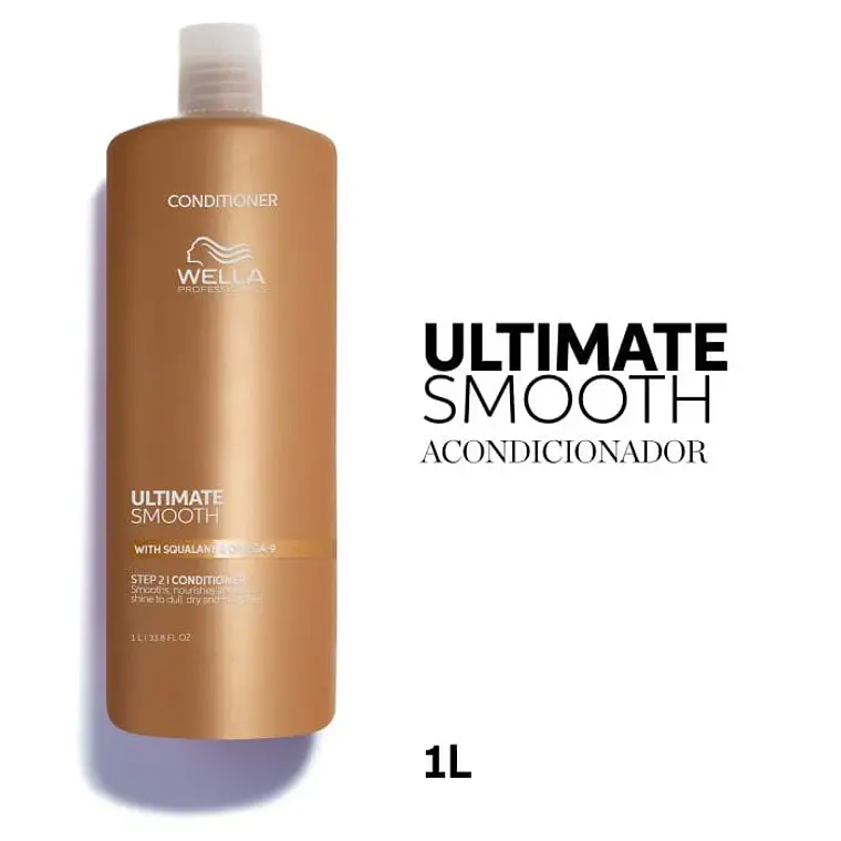 Acondicionador Ultime Smooth 1L - WELLA 2