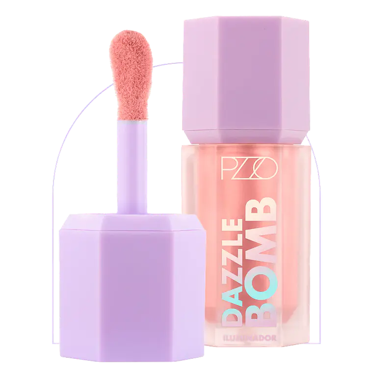 Iluminador Dazzle Bomb Pink Halo Purple Fest - PETRIZZIO 3