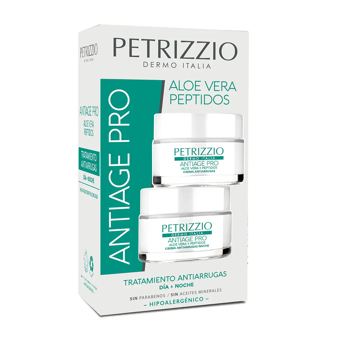 Set de Cremas Antiage Pro Aloe Vera Peptidos - PETRIZZIO 1