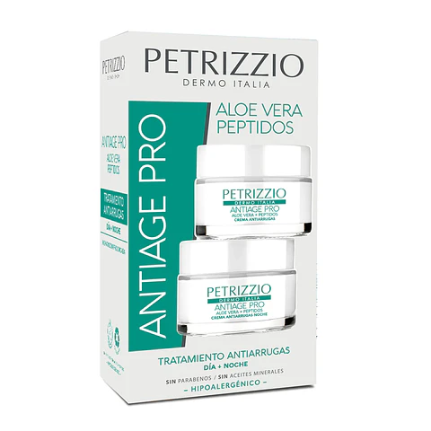 Set de Cremas Antiage Pro Aloe Vera Peptidos - PETRIZZIO