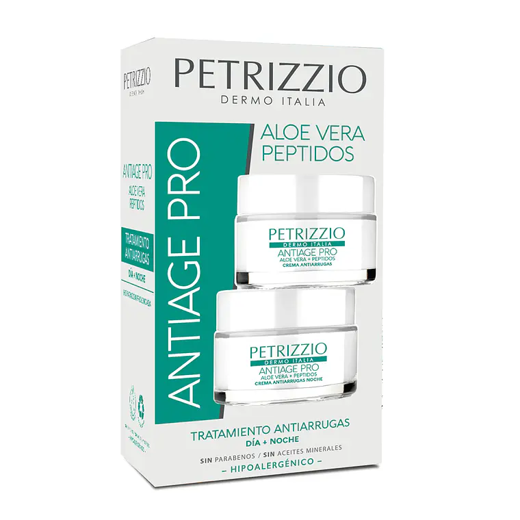 Set de Cremas Antiage Pro Aloe Vera Peptidos - PETRIZZIO 1