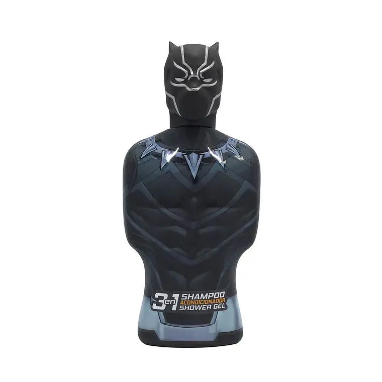 Shampoo 3 en 1 Acondicionador y Gel Pantera Negra 3D 300 ml 1