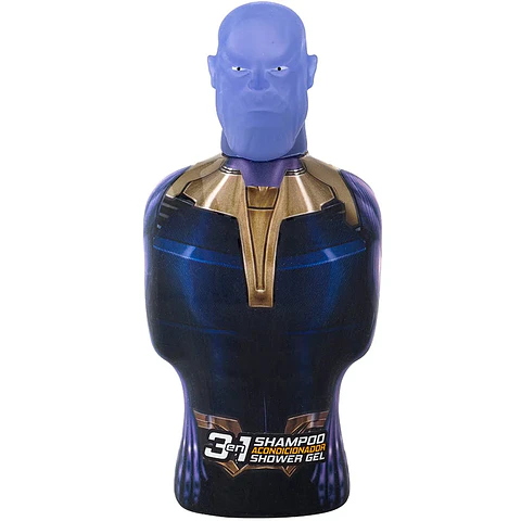 Shampoo 3 en 1 Acondicionador y Gel Thanos 3D 300 ml