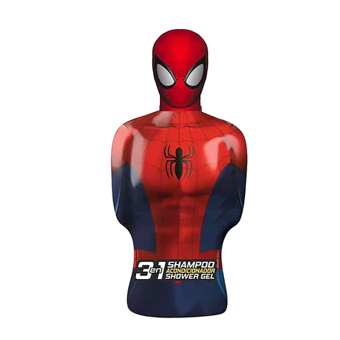 Shampoo 3 en 1 Acondicionador y Gel Shawer Spiderman 3D 300 ml