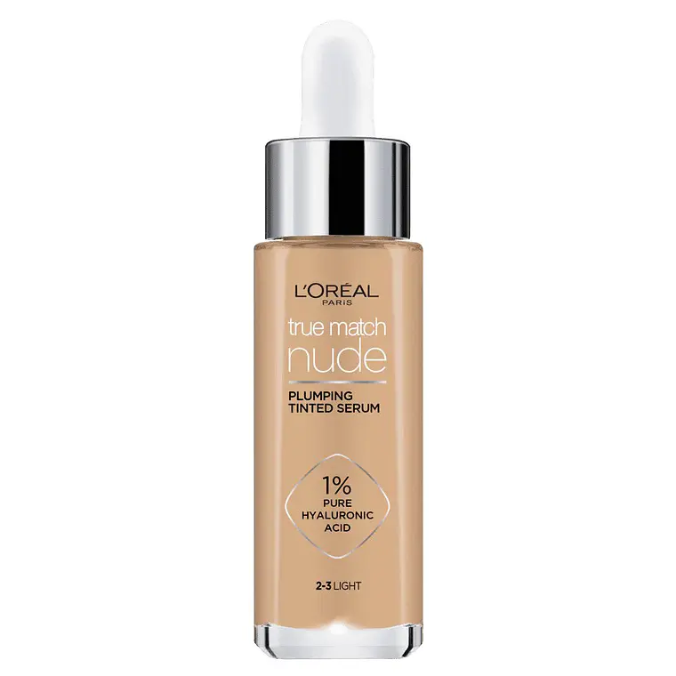 Base de Maquillaje True Match Nude Hyaluronic Serum con 1% Ácido hialurónico, Nude Light 2 - 3 1