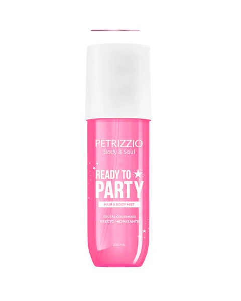 Fragancia Hair & Body Mist Ready To Party 200 ML Manos y Cuerpo - PETRIZZIO