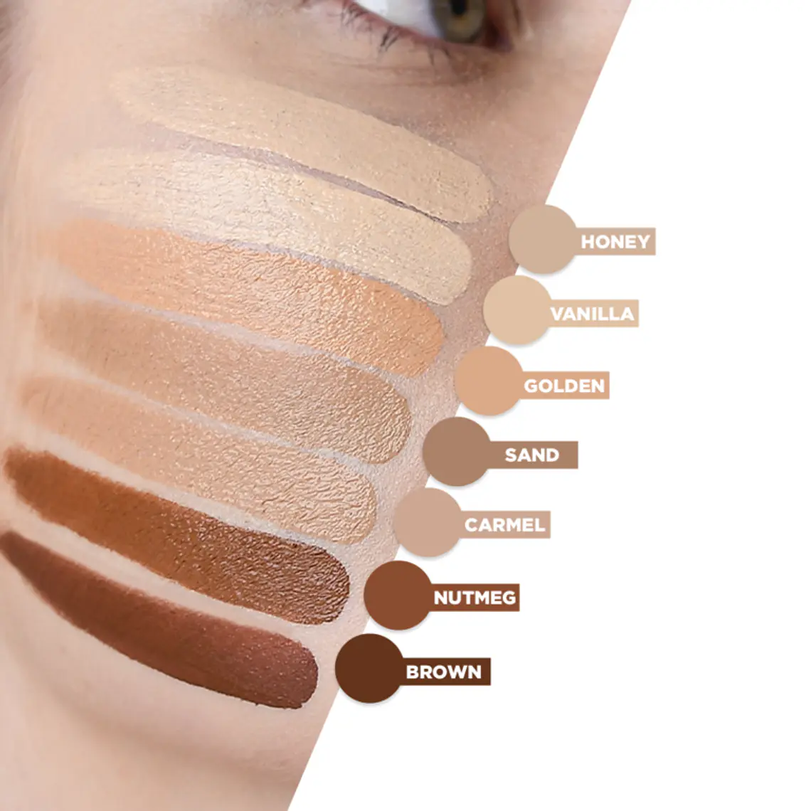 Base Glow Ligera Tinta Luminosa Brown - DOLCE BELLA 5