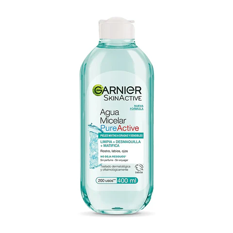 Agua Micelar Pure Active 400 ML - GARNIER