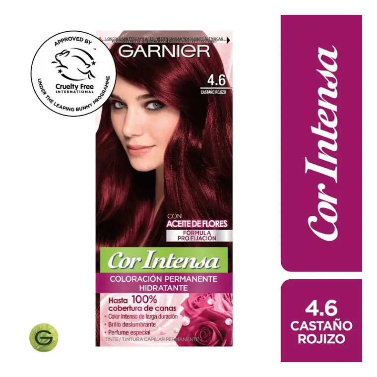 Tintura Cor Intensa Castaño Rojizo 4.6 45 G - GARNIER 1