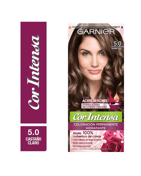 Tintura Cor Intensa Castaño Claro 5.0 45 G - GARNIER