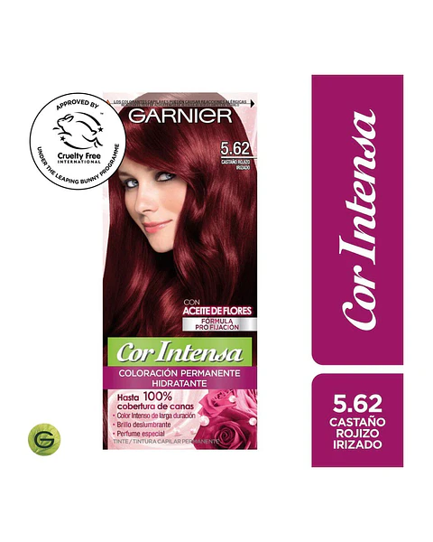 Tintura Cor Intensa Castaño Rojizo Irisado 5.62 45 G - GARNIER