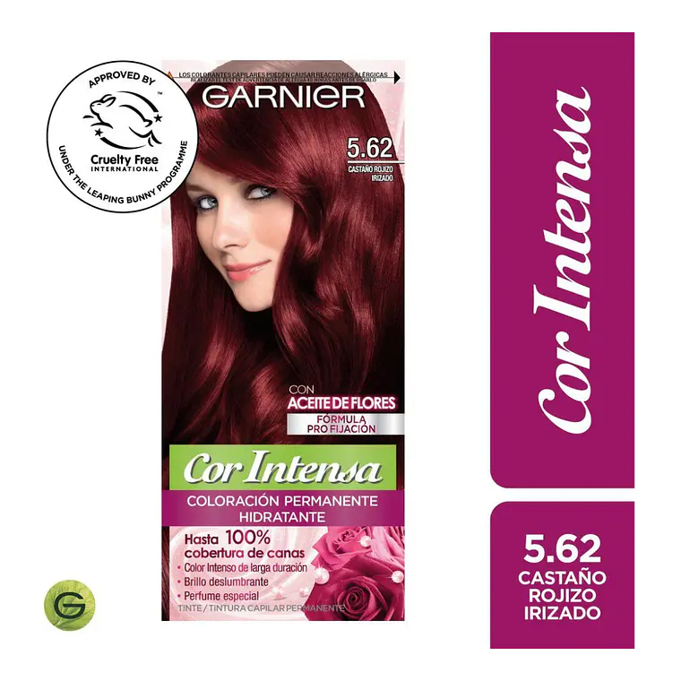 Tintura Cor Intensa Castaño Rojizo Irisado 5.62 45 G - GARNIER 1