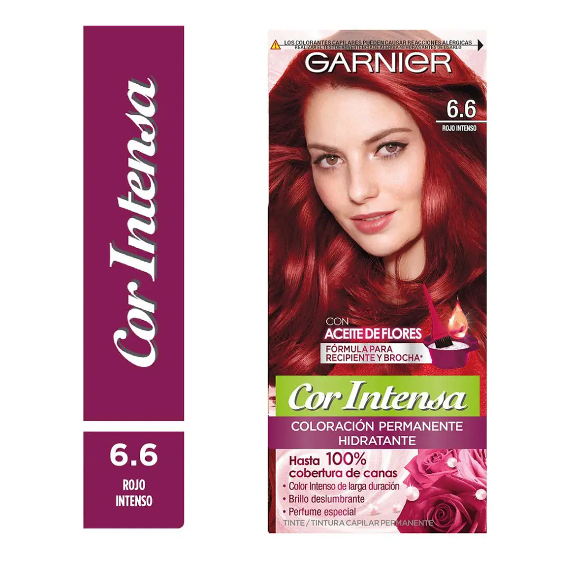 Tintura Cor Intensa Rojo Intenso 6.6 45 G - GARNIER 1