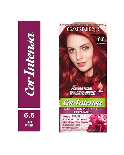 Tintura Cor Intensa Rojo Intenso 6.6 45 G - GARNIER