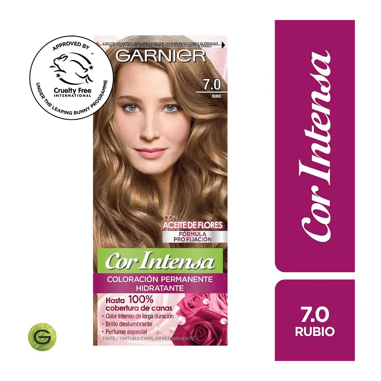 Tintura Cor Intensa Rubio 7.0 45 G - GARNIER 1