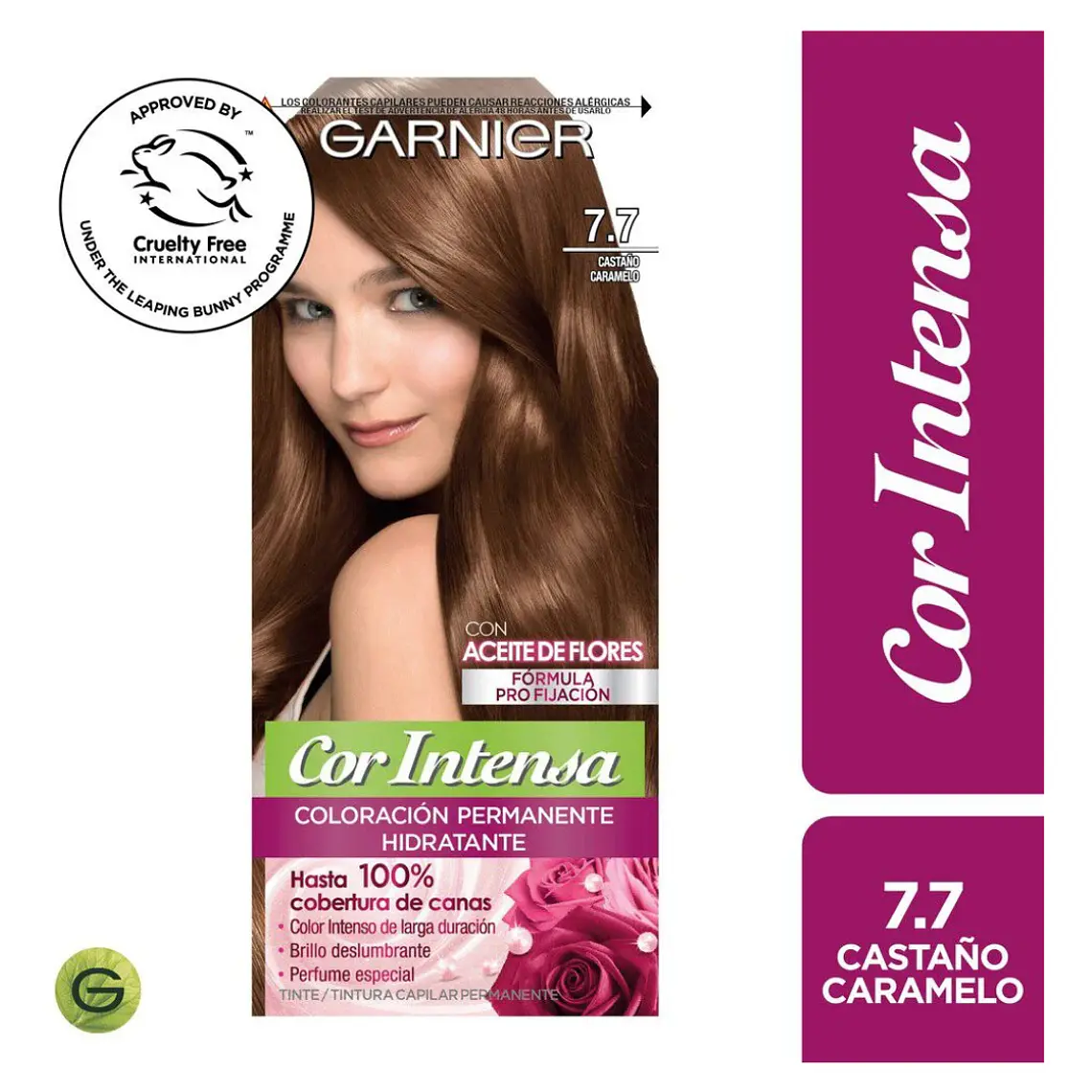 Tintura Cor Intensa Castaño Caramelo 7.7 45 G - GARNIER 1