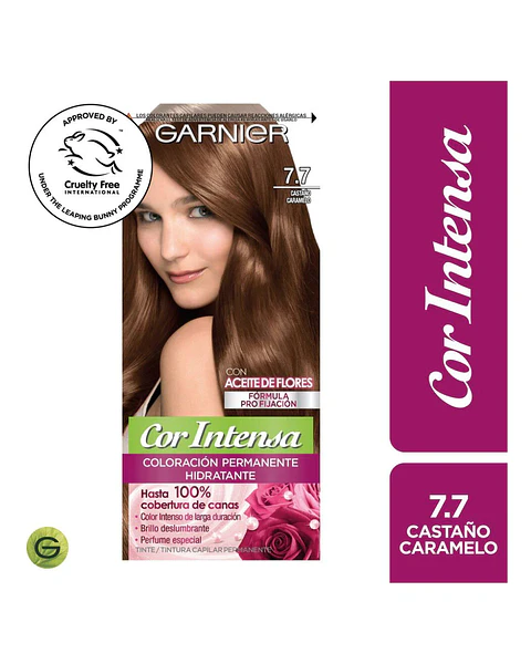 Tintura Cor Intensa Castaño Caramelo 7.7 45 G - GARNIER