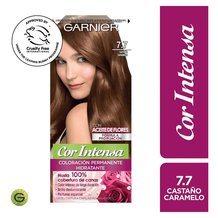 Tintura Cor Intensa Castaño Caramelo 7.7 45 G - GARNIER 1