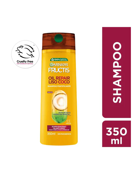 Shampoo Fructis Oil Repair Liso Coco 350 ML - GARNIER