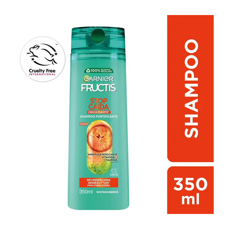 Shampoo Fructis Stop Caída Crece Fuerte 350 ml - GARNIER 1