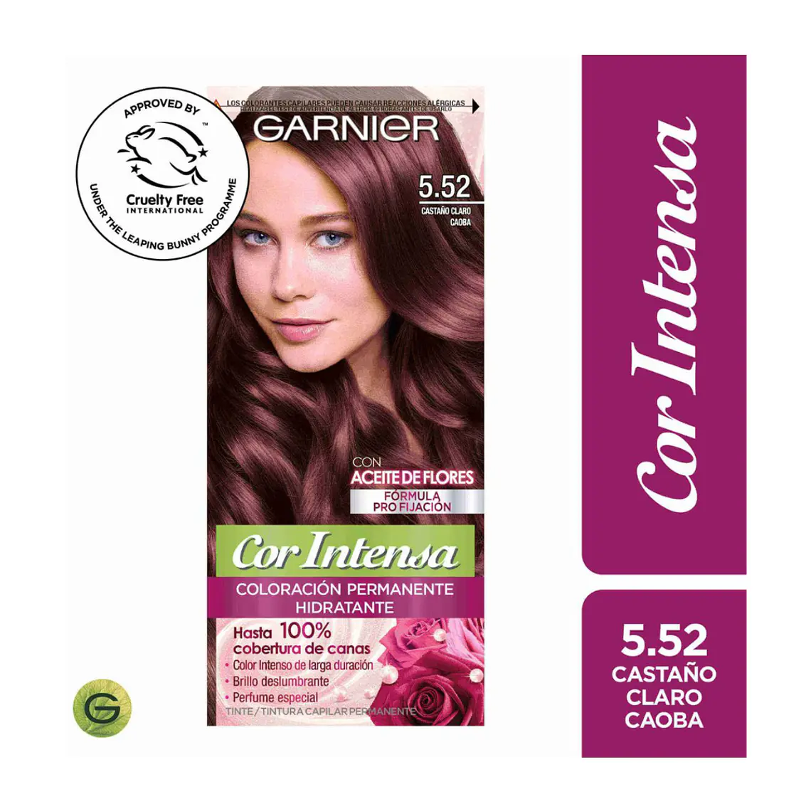 Tintura Cor Intensa Claro Caoba 5.52 45 G - GARNIER 1