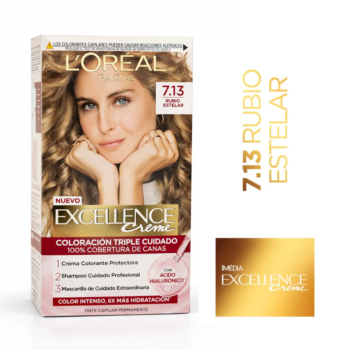 Tintura Excellence Rubio Estelar 7.13 - LOREAL 1