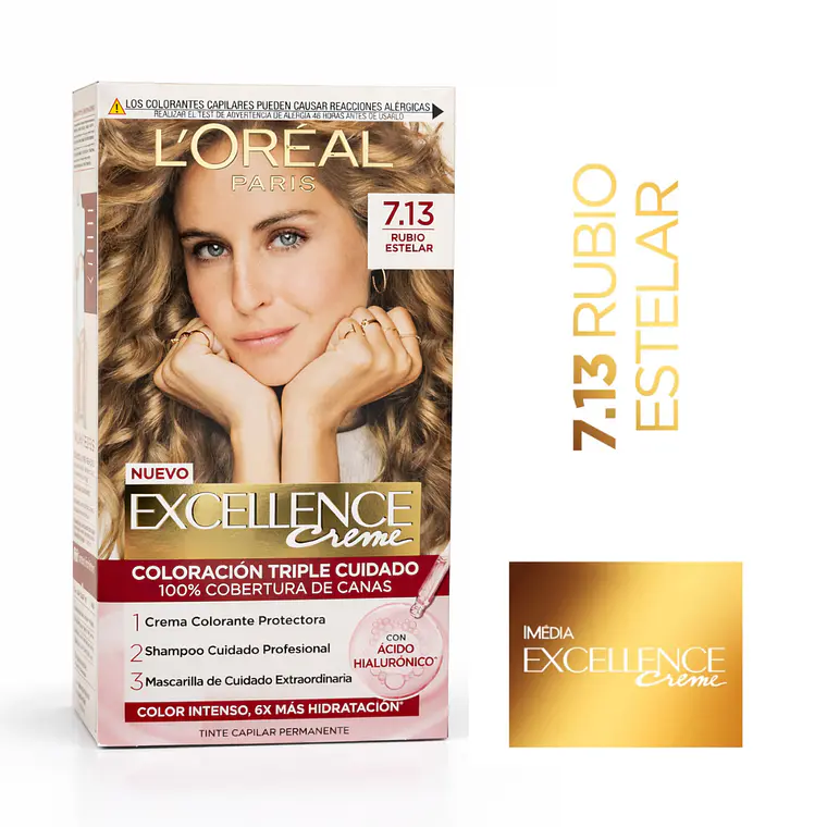 Tintura Excellence Rubio Estelar 7.13 - LOREAL 1